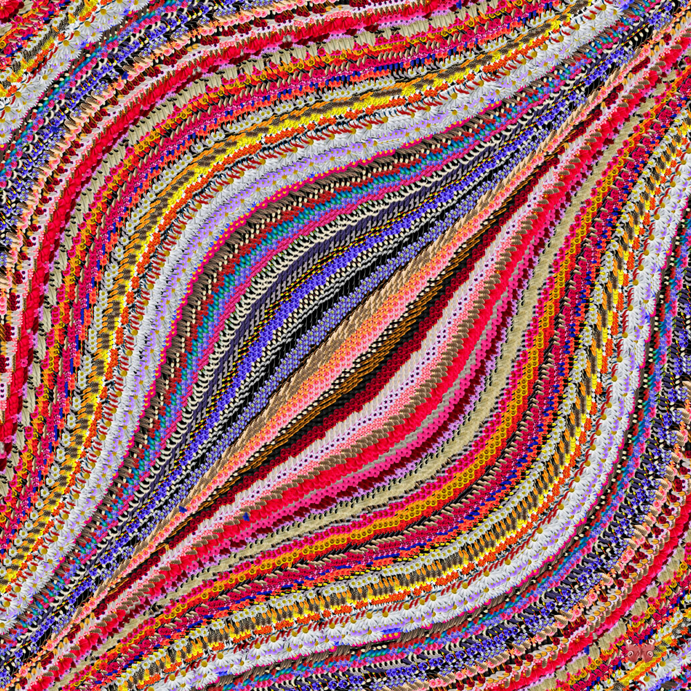 Flower Power 2 (80x80cm)