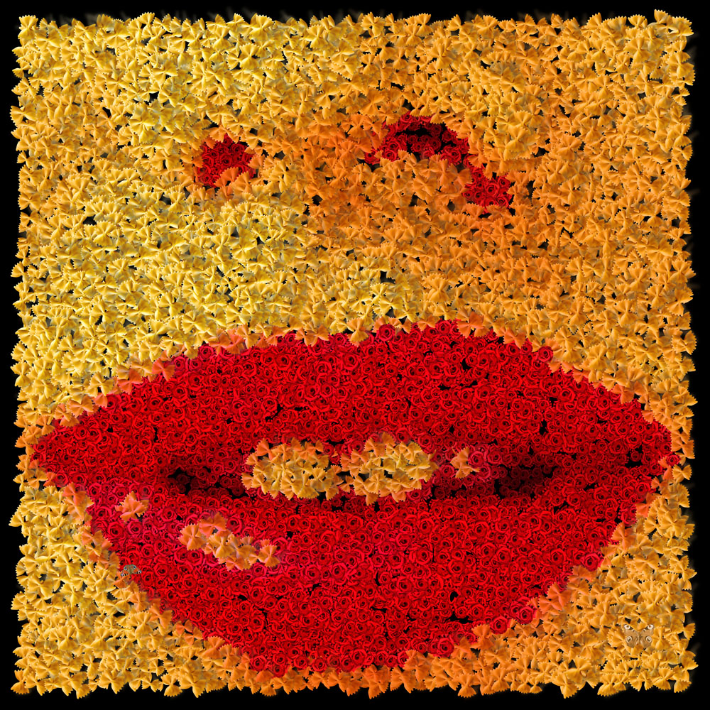 Le Baiser Italien (80x80cm)