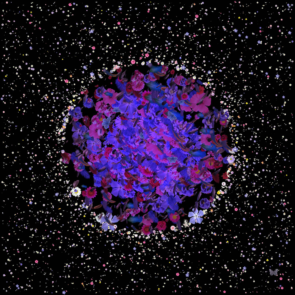 Planete Bleue (80x80cm)