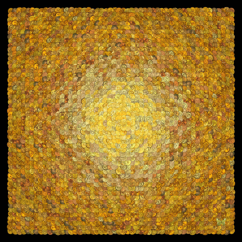 Soleil d'Or (80x80cm)