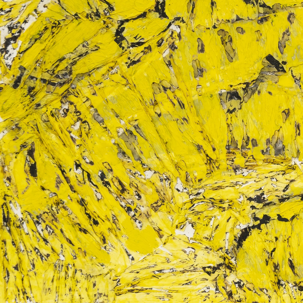 Yellow Fragment #5 by Jean Boghossian