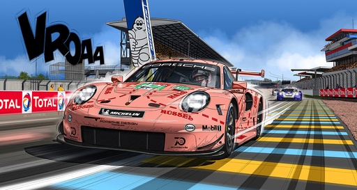 PORSCHE Pink Pig Le Mans 2018