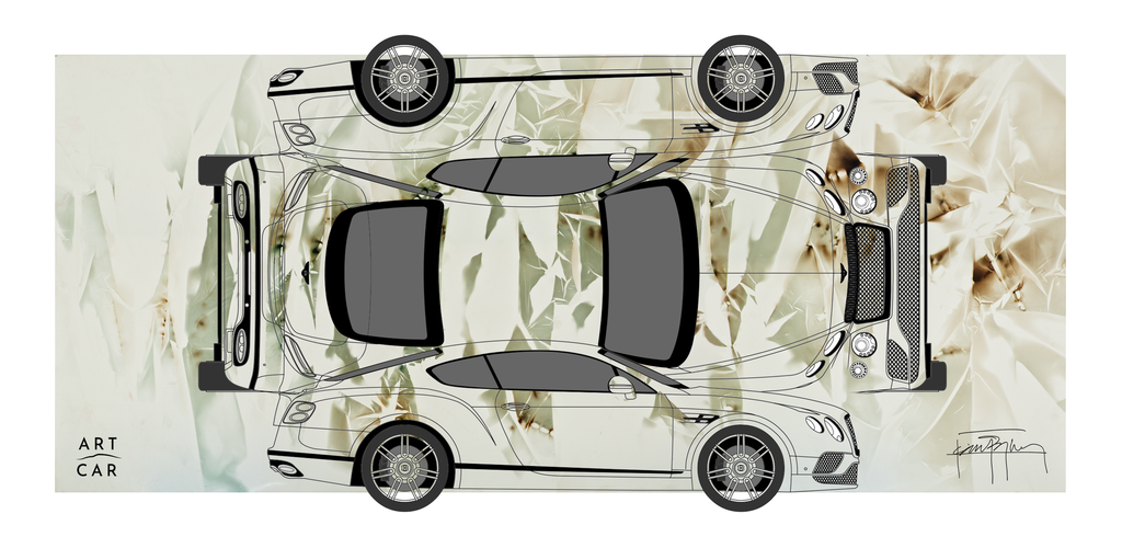 [ARTCAR_GT_BluePrint90x45ART+3] ART CAR GT Fumée par Jean Boghossian Blueprint ART+3